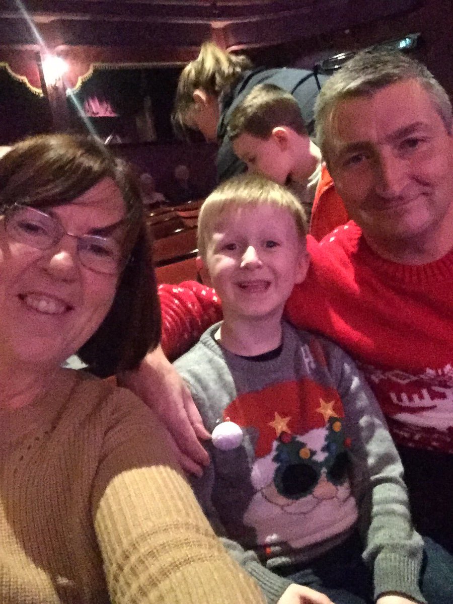 KarenOvergate's tweet photo. We have come with jack Rhodes our grandson, he is so excited, first time at Panto https://t.co/iYorkjdirr