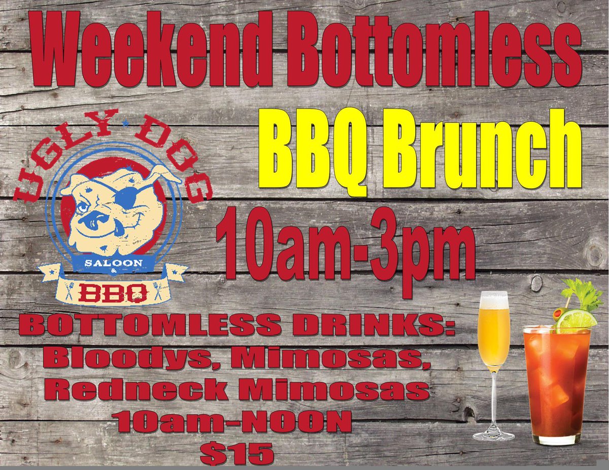 #Brunch starts at 10am every Sat and Sun! #Bottomless #Mimosas start at 10am too! #BurntEndBenedict