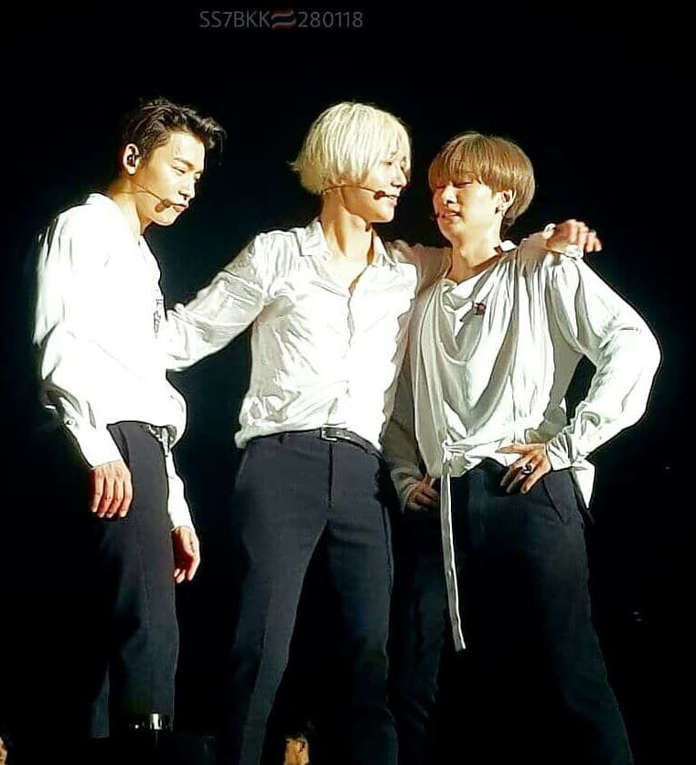 180128 SS7 Bangkok  #donghae  #yesung  #eunhyuk photo ctto