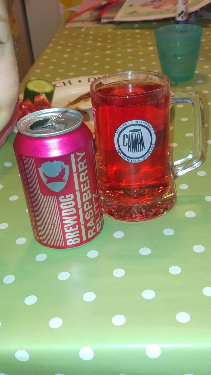 highjumpmark's tweet photo. It's beer sir, but not as we know it #raspberryblitz #brewdog https://t.co/Fp6uMKfegX