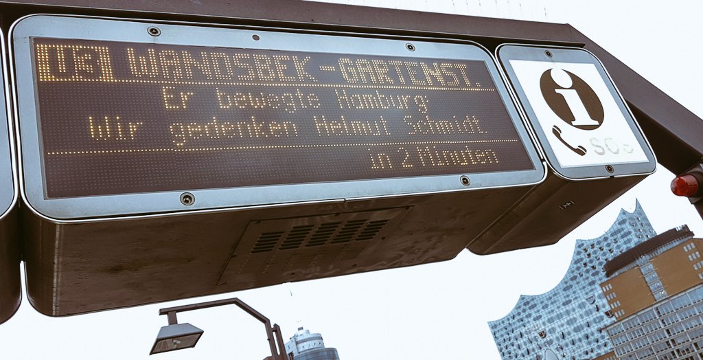 #Hochbahn #Hamburg gedenkt #HelmutSchmidt anlässlich seines 100. Geburtstags <a href="/mopo/">Hamburger Morgenpost</a>
