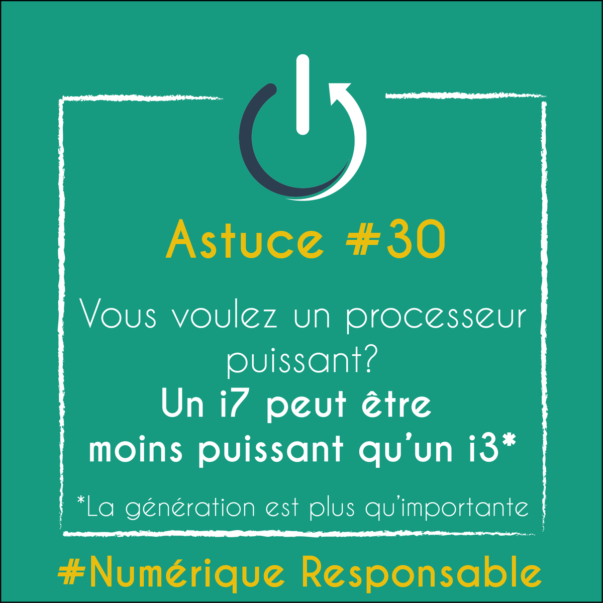 WeeeFund's tweet photo. Astuce 30: Choisissez bien votre CPU #Cpubenchmark vous aide
En ces temps de mobilisation pour l'#ecologie et le #climat (#ilestencoretemps et #onestpret), on vous partage nos astuces perso et pro pour un #NumeriqueResponsable une #InformatiqueDurable! 
1 jour = 1 astuce https://t.co/A75WSBUQaK