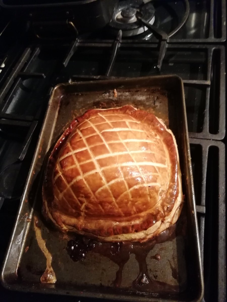 Beccahinton's tweet photo. @CardiffButcher just wanted to let you know we made an epic beef wellington with the fillet me and @steve1981 picked up yesterday! Thank you!!!! #shoplocal https://t.co/pkyzpkgLAE