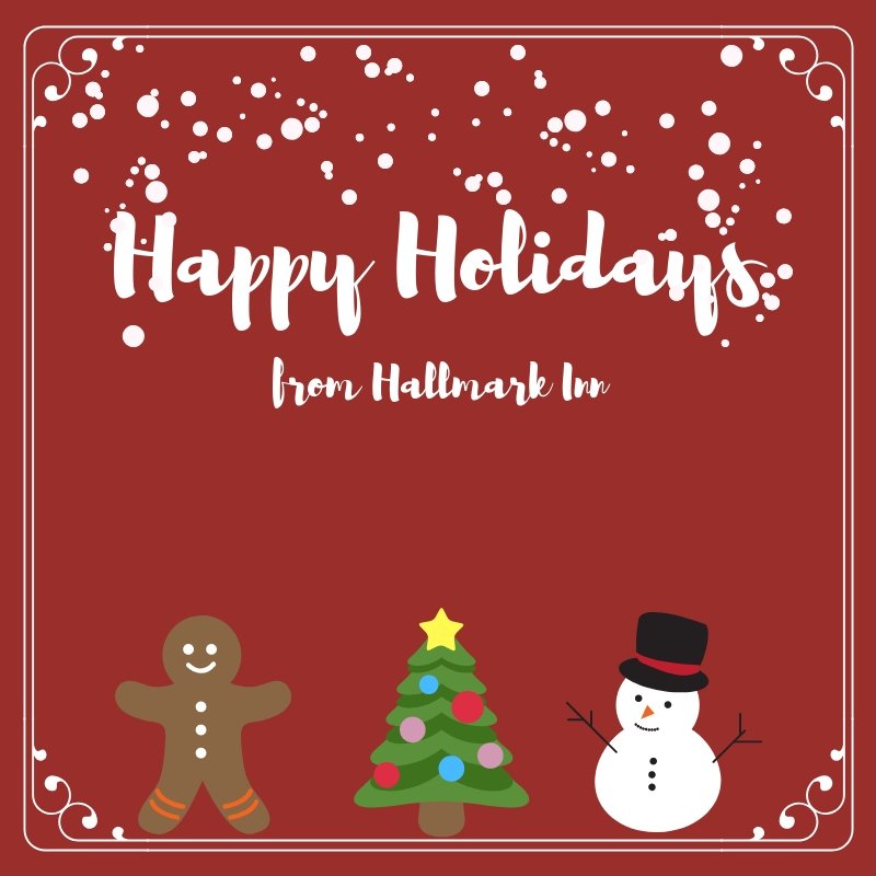 We hope everyone has a fabulous holiday!

#HallmarkInn #Hallmark2Hilton #Davis