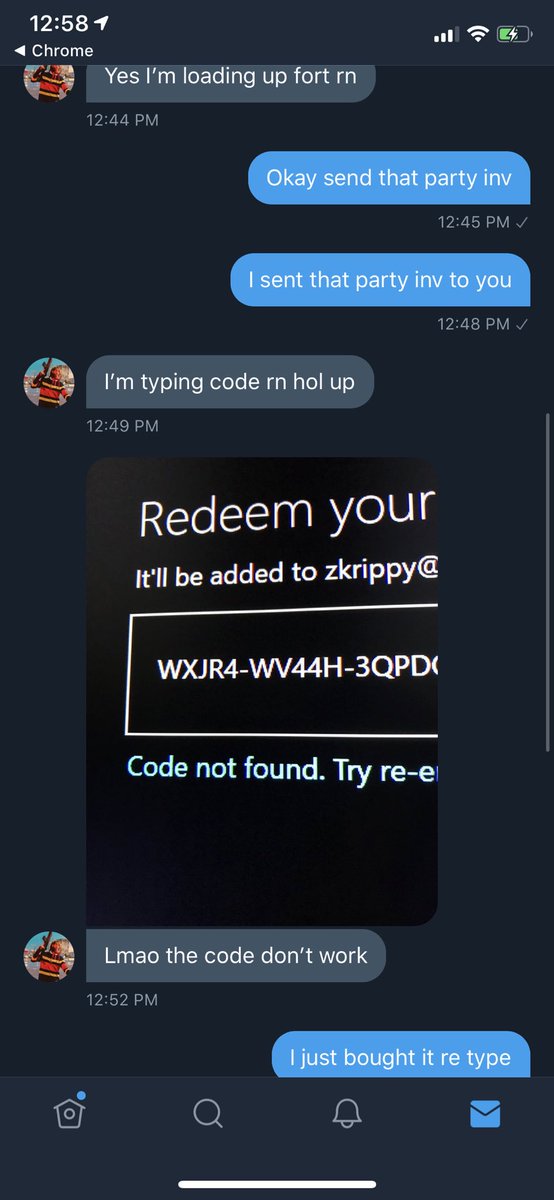 backupchoi's tweet photo. @xKrippy Dude just scammed me out of 10$ for an account! Give me my account bro https://t.co/Vjmznv247E