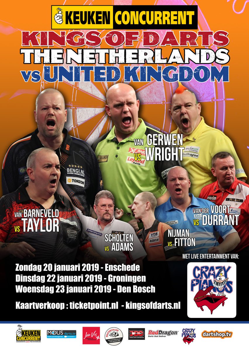 Michael Van Gerwen on Twitter "The KeukenConc Kings Of Darts Me v
