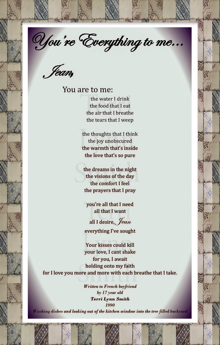 Written by yours truly ❤️
#poetry #love #Frenchmen  #RomanticThoughts #PureLove #Memories #Nostalgia #FromTheHeart @Hallmark @PoetrySociety @poetrypublish @poetrymagazine @Poetry_Daily @greetingcards @QualityGreeting @WeddingWire @weddingchicks @Weddingmagazine  @HeavenGiftsCom