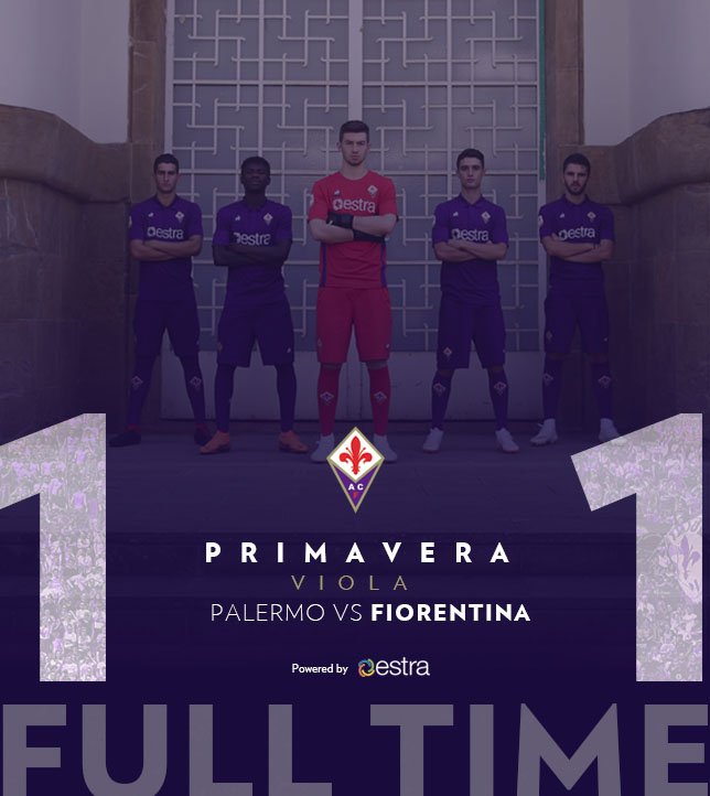 ⏱️ FULL TIME ⏱️
⚽ #PalermoFiorentina
#Primavera1Tim
#NoiSiamoFirenze ⚜️ #InsiemeSiamoPiùForti #FullTime