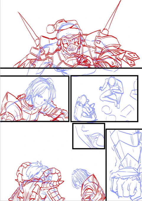 去年描いたやつの続きを描こうとしてたんですが、全然間に合いそうにないので諦めました。来年MHFのサービスが続いていたら描く・・・かもしれません(›'ω`‹ ) 