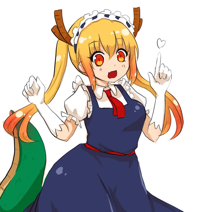 トール様らくがき メイドラゴンすこ 