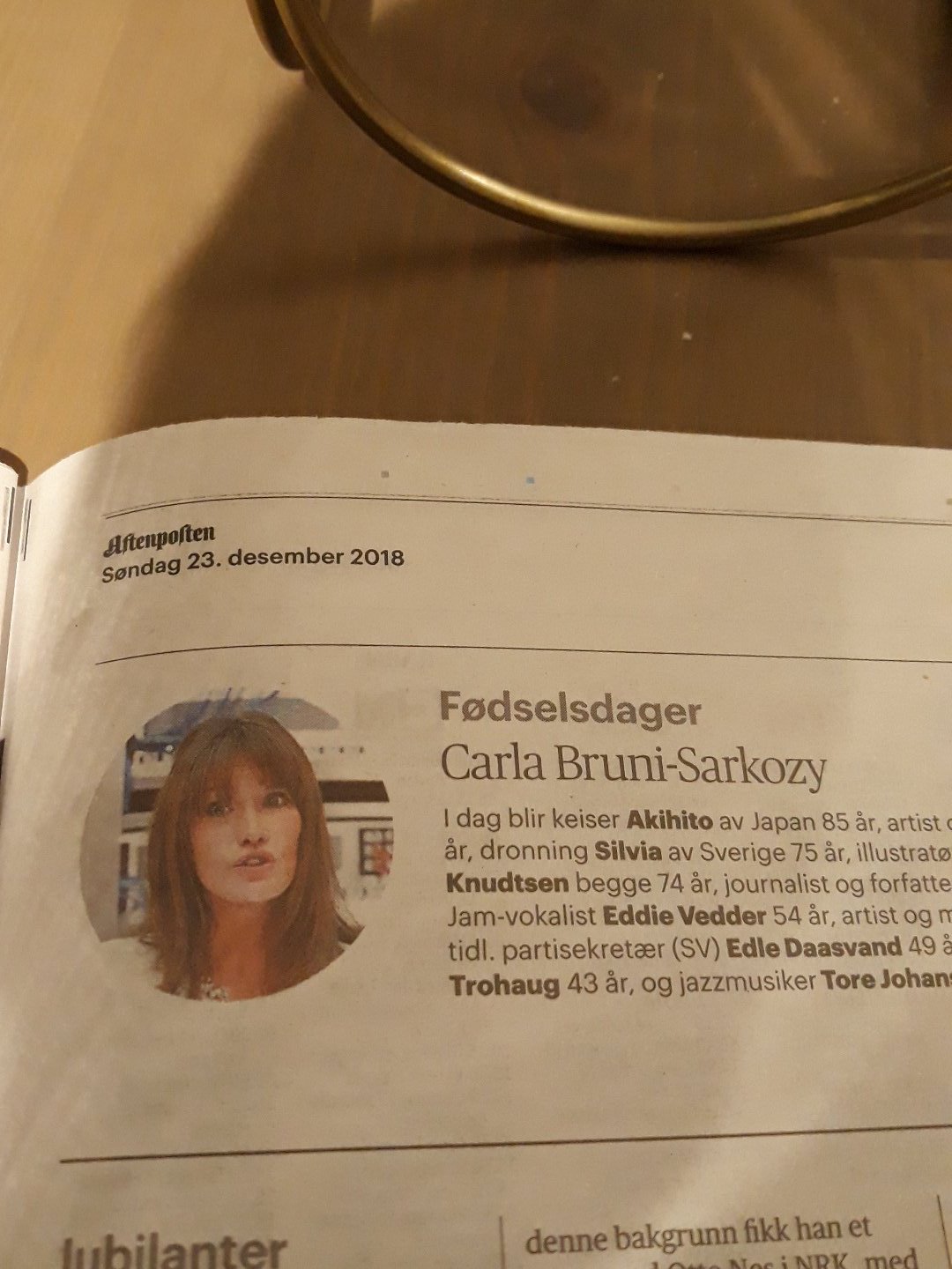  And more France! Happy birthday to Carla Bruni-Sarkozy! 