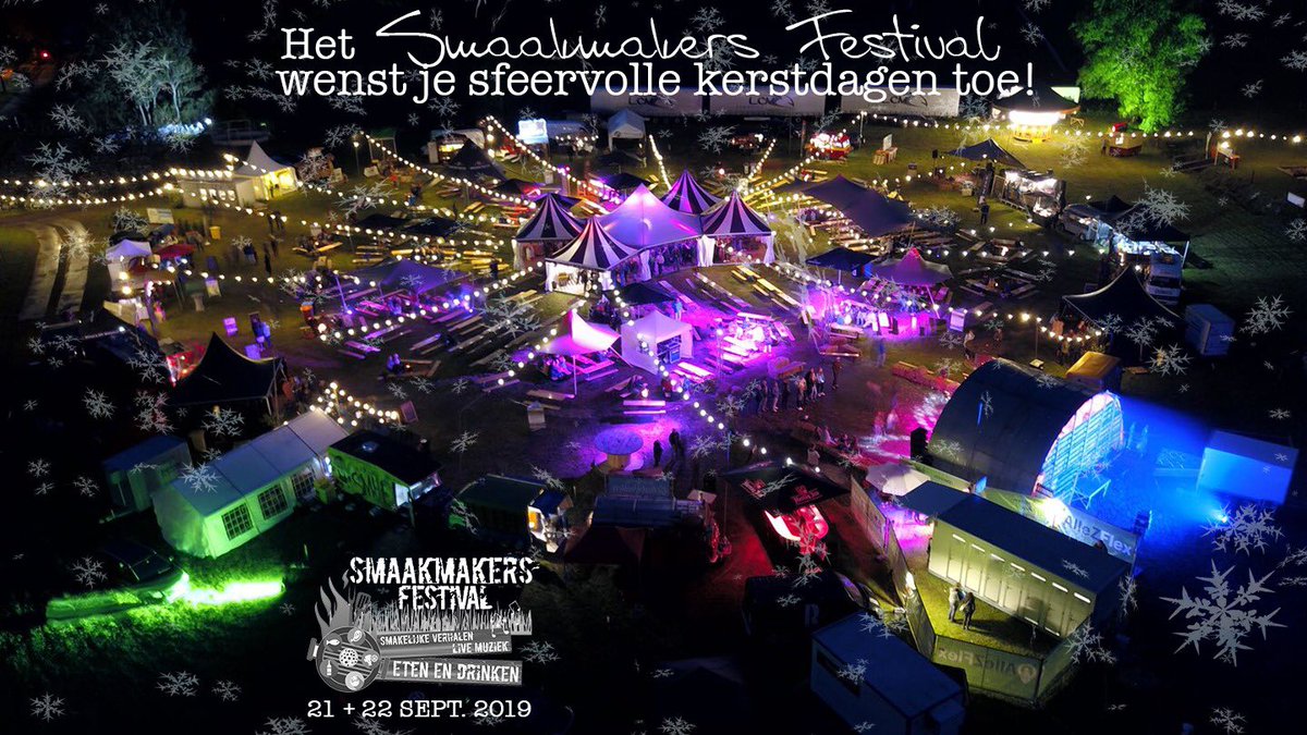 HO 🌲 HO 🎅🏼 HO 
Het Smaakmakersfestival wenst je sfeervolle kerstdagen toe ✨
Laot gaon &amp; geniet! 

P.s. staat de zonnige editie van 2019 al in je agenda?
🔜21+22 september 2019 
smaakmakersfestival.nl
#foodtruckfestival #muziekfestival #reestdal #dewolden #drenthe #overijssel