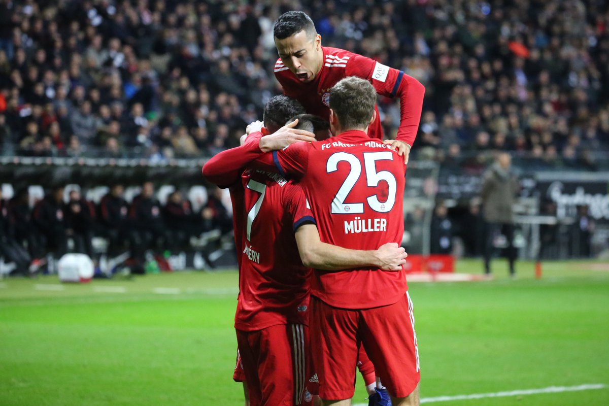 Der 3:0 Sieg in Frankfurt zum Jahresabschluss war genau das richtige Zeichen! 👍😃 #FCBayern #MiaSanMia #esmuellert #SGEFCB #Bundesliga