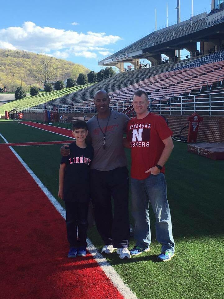 Stitch4life88's tweet photo. @Huskernupe1911 Few years ago at Spring ball. Joe Dailey on the left. Then this year after the BCU game. Michael’s Dream is to play for the Huskers one day! We shall see. He would have the Beat coaches in Life for sure. I’m getting my master from UNL online #futureAlums #BleedRed 🌽🏈🏴‍☠️❤️ https://t.co/LcjQz9fJge