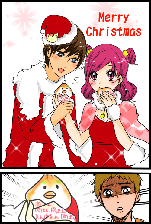●年前のイラストだけど…メリークリスマスなココのぞと南美希 