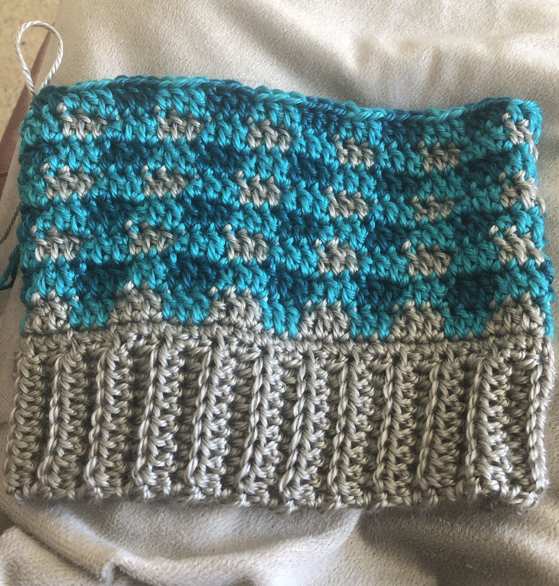 PurpleMermaidB1's tweet photo. Mad for plaid week preview! #madforplaid #crochet #plaid #handmade #teal #grey #sale https://t.co/qDCHBpDUo8