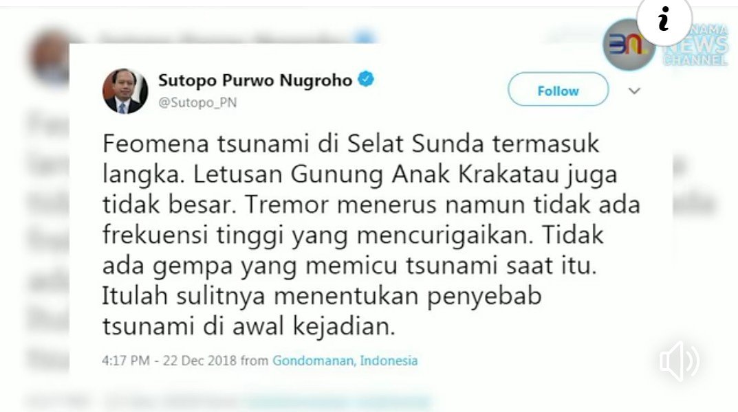 NurAlin00099652's tweet photo. Jom sama-sama doakan saudara kita di Indonesia 🇮🇩
#PrayForIndonesia #beritaterkini #pinjamanbank https://t.co/W8988yZyHF