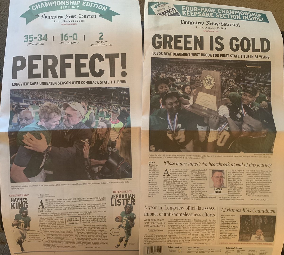 hayden_h's tweet photo. Today’s Longview Lobo @newsjournal https://t.co/CtFafEhwVh