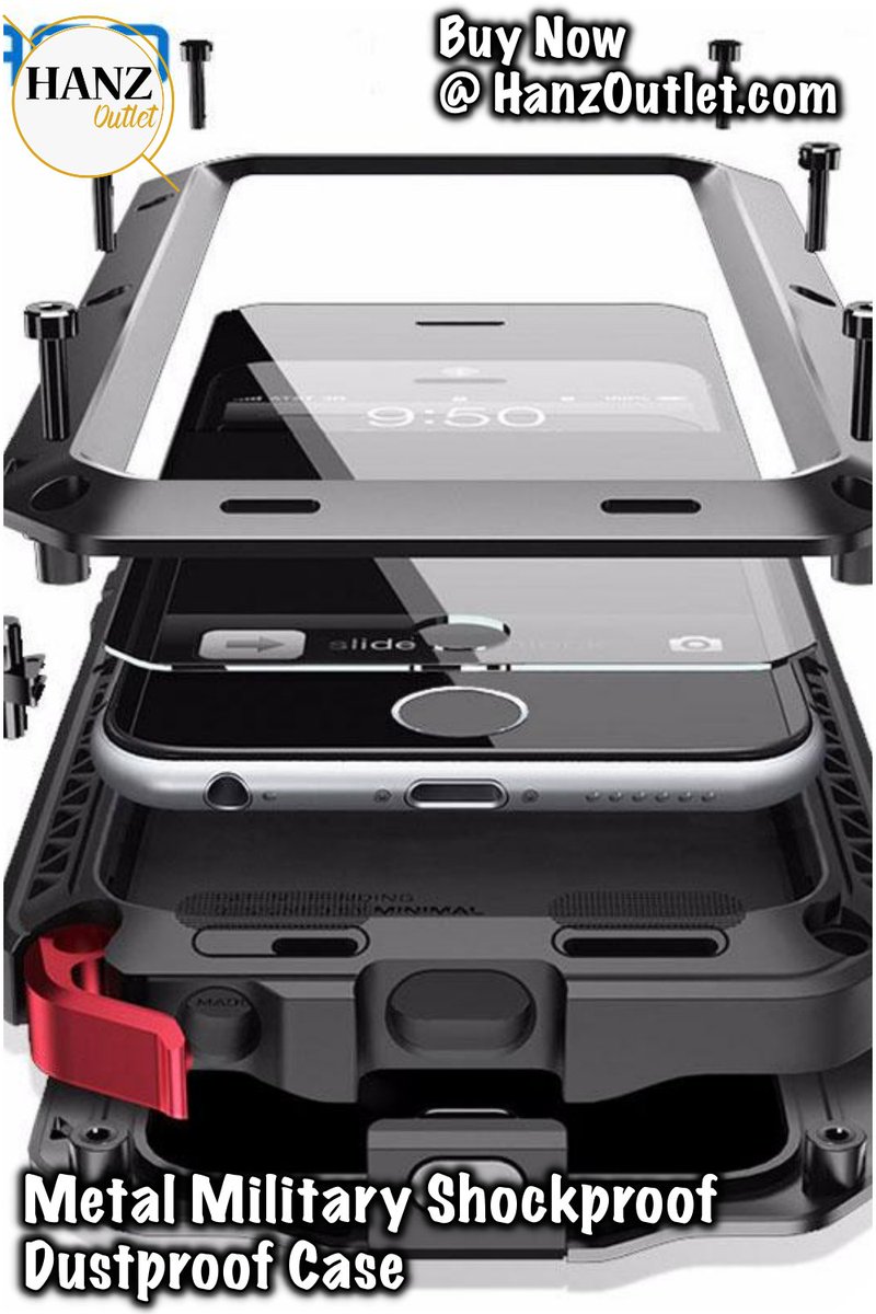 HANZOUTLET's tweet image. Luxury Metal Military Shockproof Dustproof Case Armor Metal Aluminum Case for iPhone 6 6s 7 7plus 8 8plus hanzoutlet.com/collections/wa… #LuxuryCase #MetalMilitaryCase #ShockproofCase #DustproofCase #MetalCase #hanzoutlet