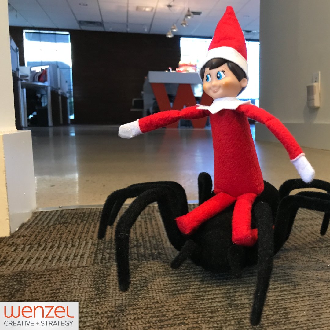 wenzelcreative's tweet photo. OH NO! Arty teamed up with the spider from our Halloween shenanigans… look out!😱
.
.
.
#officeshenanigans #WenzelLovesArty #DesignerElf #elfontheshelf #tulsaelfontheshelf #oklahomaelfontheshelf https://t.co/2vUJCy0nP5
