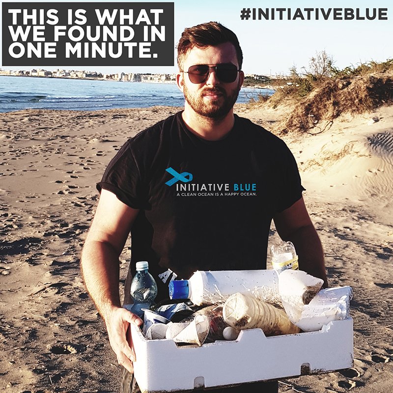 We found a 50x40cm poly box and filled it with #plastic in just one minute. PLEASE #stop using #singleuseplastic - it is drowning our beautiful beaches &amp; killing marine animals. #PlasticPollution #InitiativeBlue #PlasticKills
#Share &amp; make everyone #Aware - This is our #FUTURE...