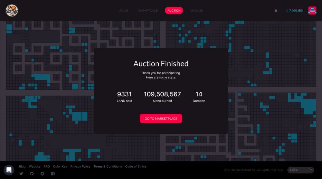 Decentraland tweet media