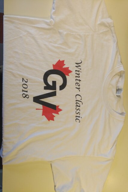 GVWINTERCLASSIC's tweet photo. Tomorrow’s the day. It’s better than Christmas, it’s the #GVWinterClassic this year there’s a few give aways. A few shirts and some one of a kind coasters. #ClassicSwag https://t.co/wKiOXsbUER