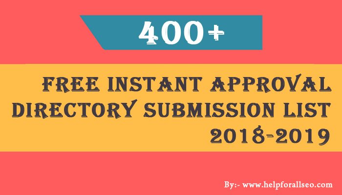 helpforallseo's tweet photo. 500+ Free USA Directories Submission Sites List with High PR

https://t.co/5I5YVsjO9a

#article #profile #bookmarking #directory #LocalListing #video #Classifieds #product #image #photo #dofollow #highpr #submission #submit #infographics #lists #sites #WebsiteTraffic https://t.co/s1T47AN9Fg