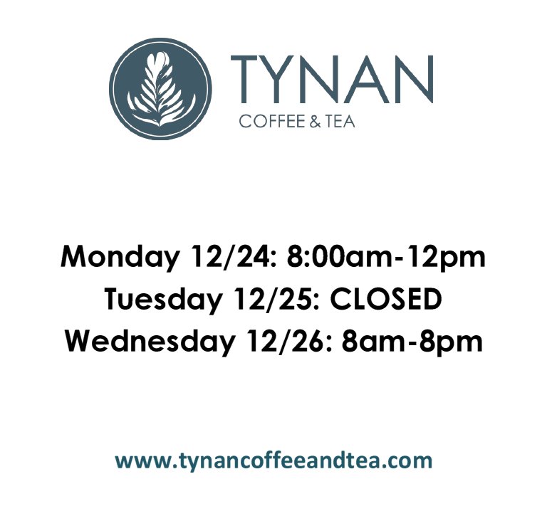 TynanCoffeeTea's tweet photo. #HappyHolidays https://t.co/4XAOOklF4k