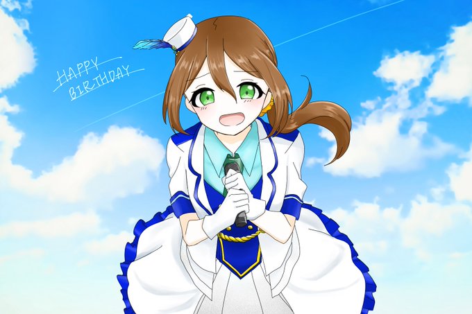 なるさんがTwitterに投稿した白鳥トモエ(ゾンビランドサガ)のイラスト。