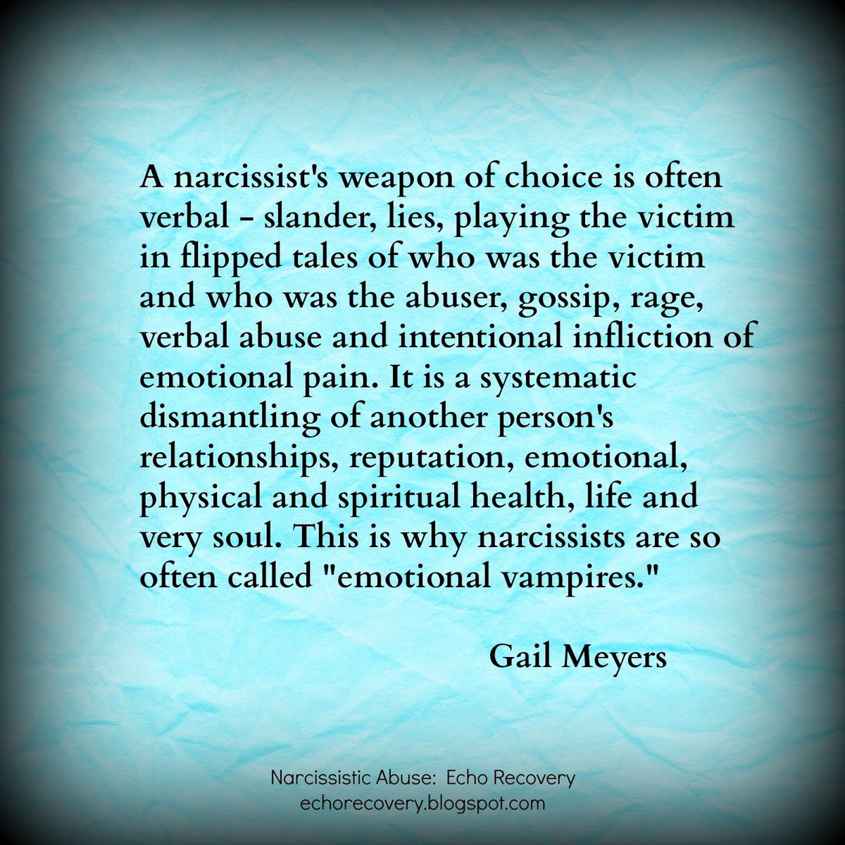 riseupnow_'s tweet photo. Do you know what an “emotional vampire” is? 

#RiseUp #RiseUpAgainstAbuse #Narcissist #EmotionalAbuse #RiseUpNow https://t.co/QXfUDNIdLw