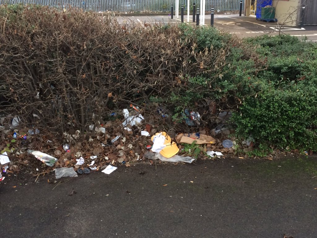 @Tesco can you please do some serious clean up work outside your Lakeside Thurrock store? Not a pleasant sight to be greeted with - it's been like this for weeks too! #cleanupyouract
