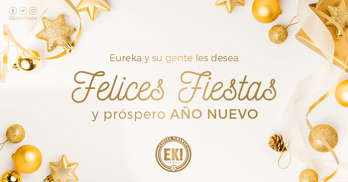 Eureka y su gente les desea Felices Fiestas y un próspero Año Nuevo
#DaleEureka #EurekaPinamar #EkF5 #Futsal #FelicesFiestas #Navidad #AñoNuevo