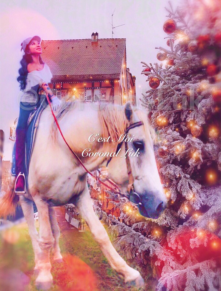 coronal_luk's tweet photo. 🇫🇷🇩🇪🦄️🎄🏡🎅🏻C'est moi❹❹❹ Puisqu’il faut bien se résoudre à rêver ……Good Hours Good Horse Good House…… #JoyeuxNoël #RidingHorse
#Hippisme
#Équitation
#Equestrianism #Horsemanship  #DeutschesWeihnachtsmuseum #ConteDeFée #PèreNoël #LaFée #JeSuisGemini #冠一日為媽終身為辣 https://t.co/NzeuyTJC2n