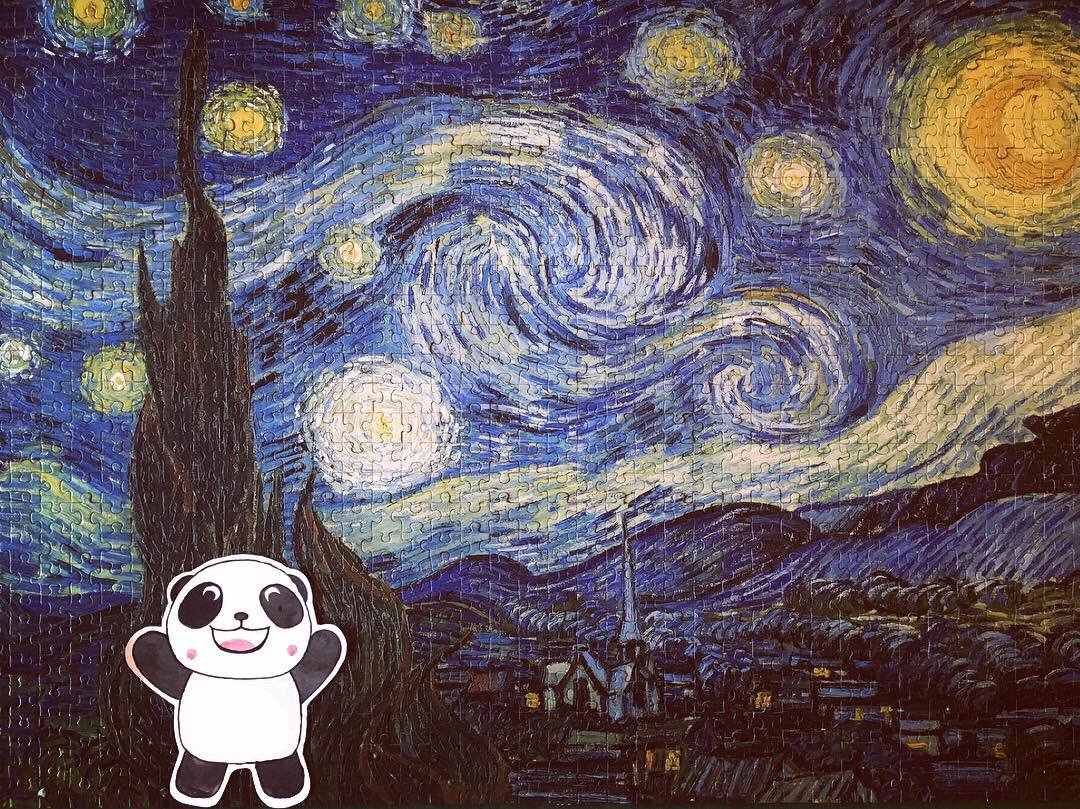 A panda a day for 365 days. tweet media