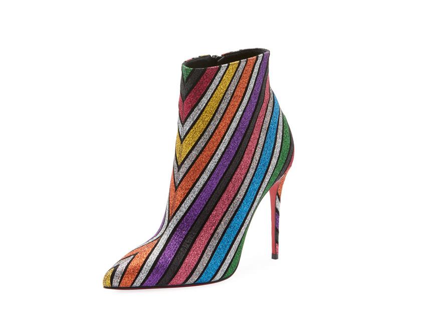 The holiday season calls for a festive bootie. #ChristianLouboutin