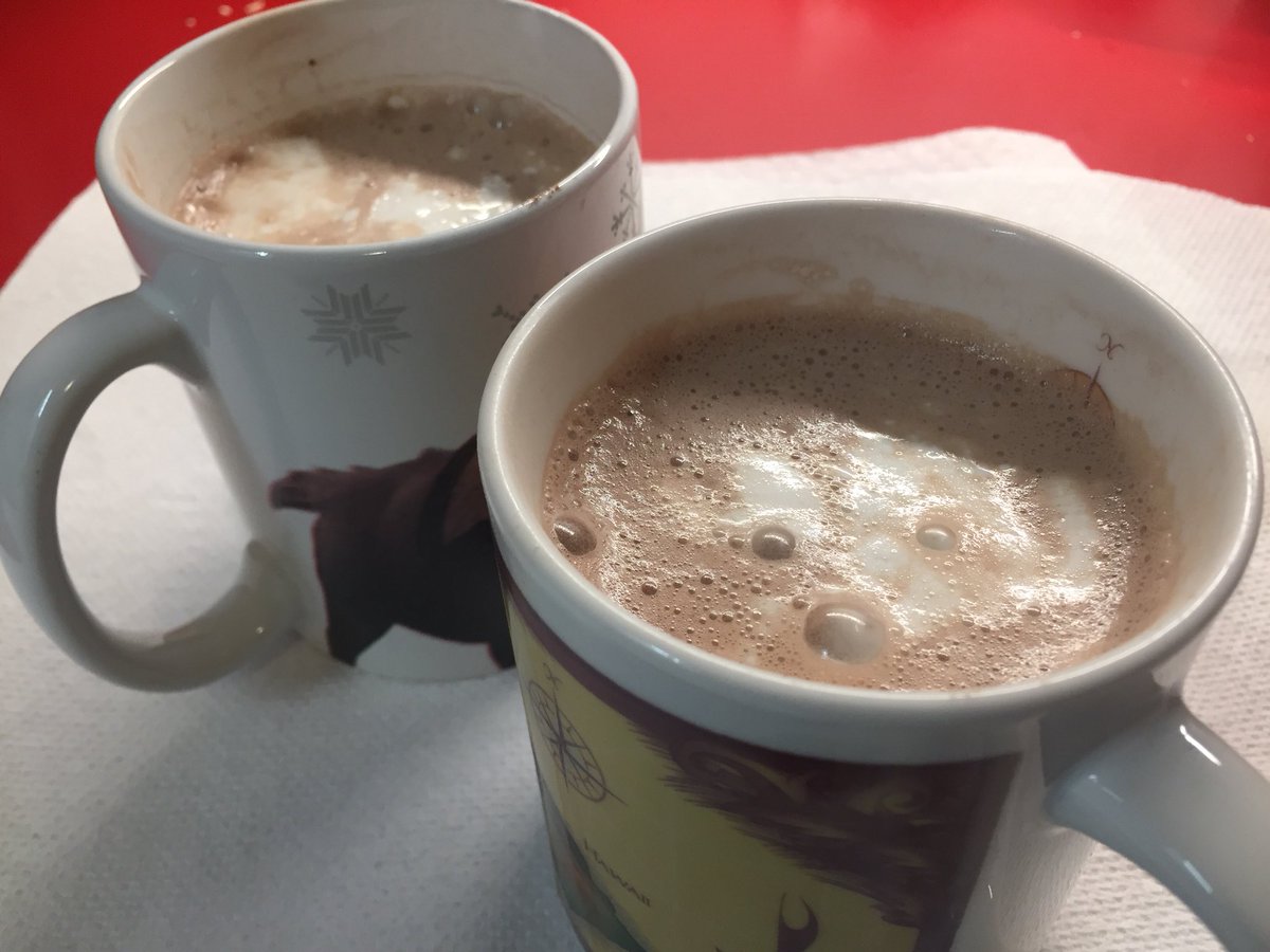 hill_scott's tweet photo. If you aren’t adding a spoonful of this stuff to your hot chocolate, you’re doing it wrong. #superfroth https://t.co/hvNbZ8GHwt