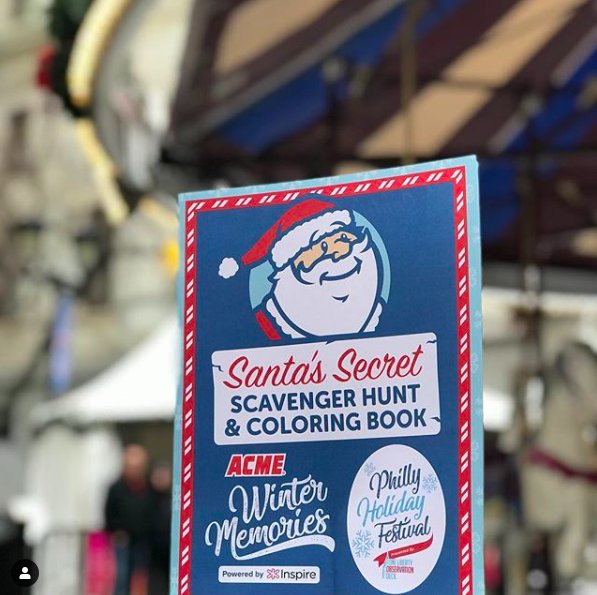 Christmas Village (@philachristmas) on Twitter photo Stop by the carousel to pick up your Santa’s Secret Scavenger Hunt and Coloring Book brought to you by <a href="/acmemarkets/">Acme Markets</a>. Bring the completed coloring page into your local ACME and kids will receive a free treat. Plus, save on your holiday essentials with a special coupon inside Stop by the carousel to pick up your Santa’s Secret Scavenger Hunt and Coloring Book brought to you by <a href="/acmemarkets/">Acme Markets</a>. Bring the completed coloring page into your local ACME and kids will receive a free treat. Plus, save on your holiday essentials with a special coupon inside
