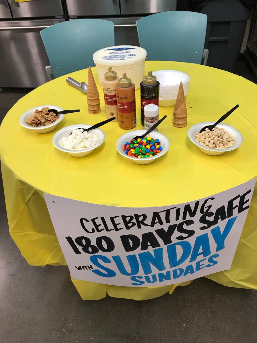 Dodie Reuling (@doereuling) on Twitter photo You scream! I scream! We all scream for ice cream! Celebrating 180 days safe at “The Stick” with Sunday Sundaes! <a href="/DerekGuidroz/">Derek Guidroz</a> <a href="/HDTilton/">Robert Tilton</a> <a href="/steuart_scott/">Scott Steuart</a> You scream! I scream! We all scream for ice cream! Celebrating 180 days safe at “The Stick” with Sunday Sundaes! <a href="/DerekGuidroz/">Derek Guidroz</a> <a href="/HDTilton/">Robert Tilton</a> <a href="/steuart_scott/">Scott Steuart</a>