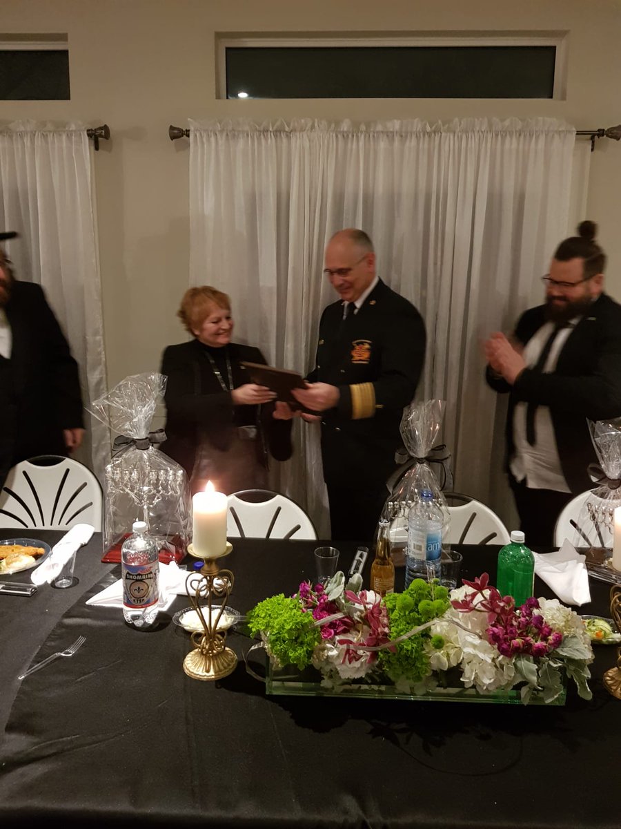 Chaverim Shomrim T (@chaverimtosh) on Twitter photo It was a pleasure to have as guest of honour the mayor of <a href="/VilleBoisbriand/">Ville de Boisbriand</a> and our councilman, and our fire chief. Where we where able to show appreciation for her great leadership. And we asked the mayor to honour the fire chief with the live savers award, for saving lives. It was a pleasure to have as guest of honour the mayor of <a href="/VilleBoisbriand/">Ville de Boisbriand</a> and our councilman, and our fire chief. Where we where able to show appreciation for her great leadership. And we asked the mayor to honour the fire chief with the live savers award, for saving lives.