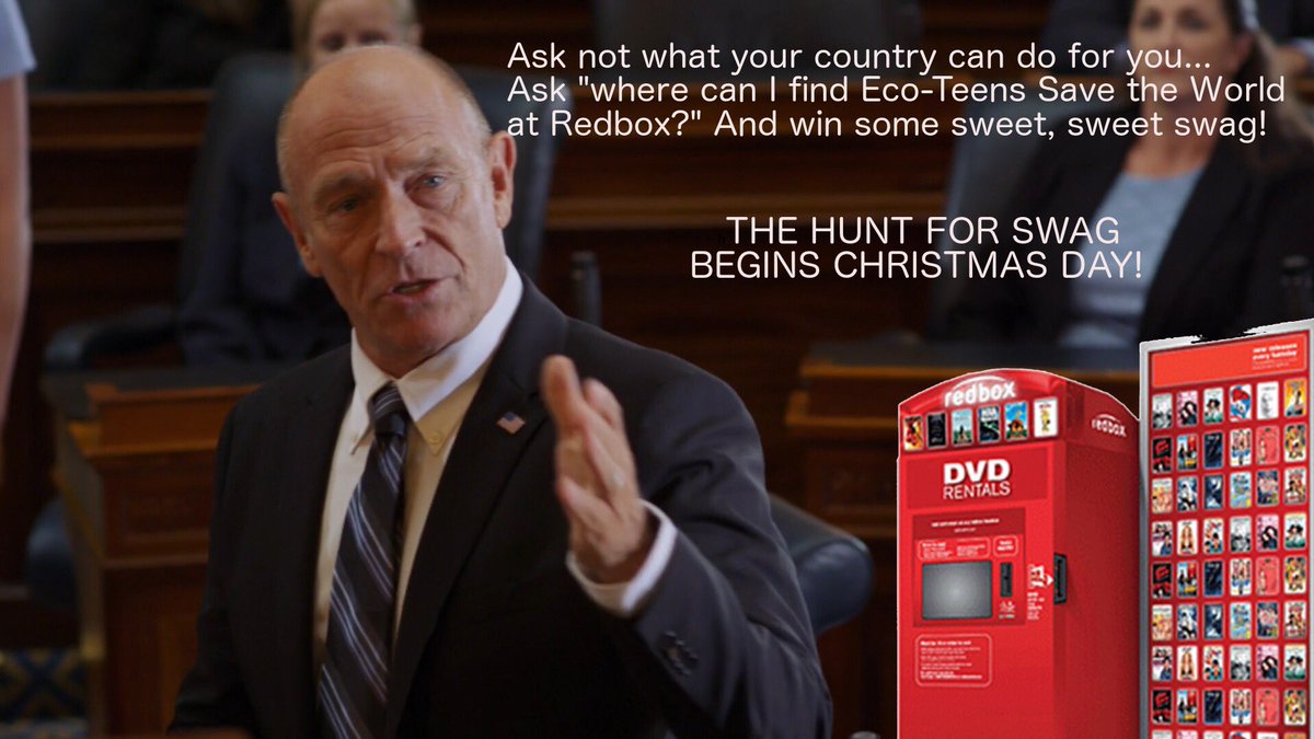 EcoTeensMovie's tweet photo. Listen to what this great statesman has to say: 2 days til #EcoTeens hits a #Redbox near you! https://t.co/DdI0bxJe2l