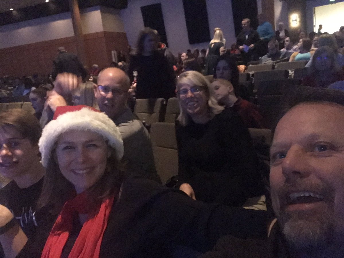 #ChristmasAtTheRanch up from the Springs to catch Aunt Kristin singing!!!