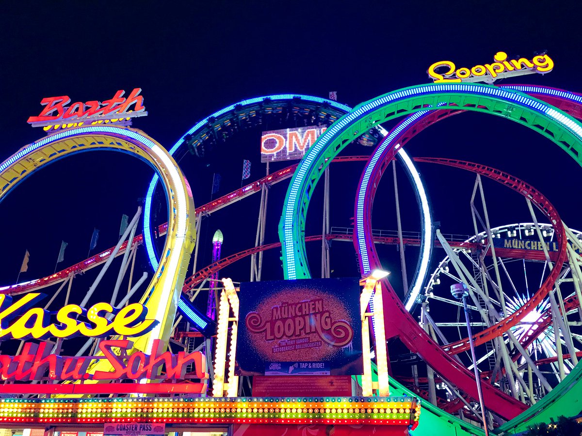 AndyHygate's tweet photo. Oh #OlympiaLooping or #MunichLooping ⭕️⭕️⭕️⭕️⭕️ You are one seriously awesome traveling #Schwarzkopf coaster classic! https://t.co/O7m4jf72Cj