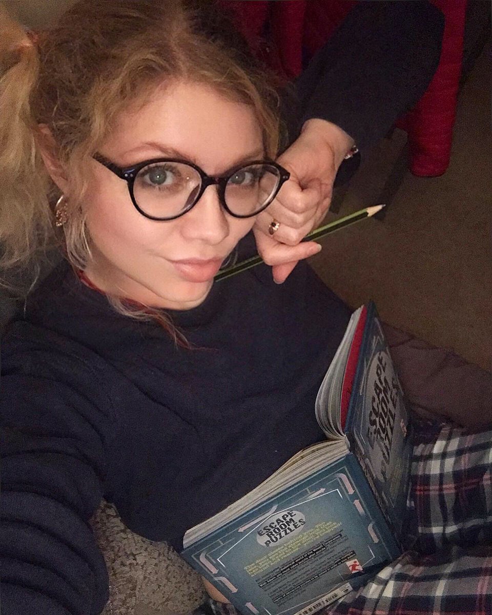 misscharliebond's tweet photo. Snuggling down with my personalised copy of #escaperoompuzzles by amazing talent @Volvi for Xmas eve, eve. Yes Iβm biased, but the book is genius, nice one James and @carltonbooks !! Iβve already escaped Chapter 1 - canβt wait to get to the bit with a sneaky CB in it ;) Get it!! https://t.co/sV7qbOtTJd