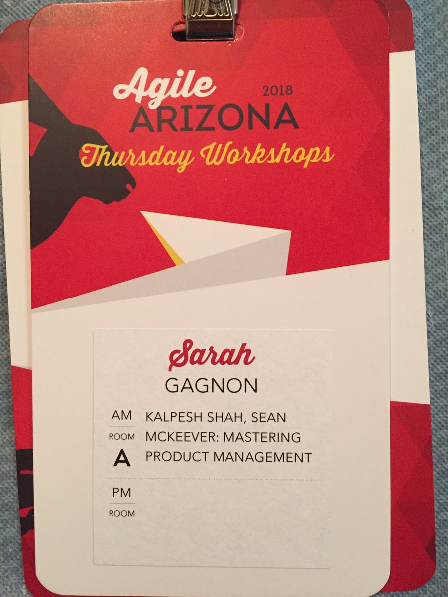sarah_gagnonPMP's tweet image. A 2018 highlight...#AgileAZ! Huge thanks to Kalpesh and Sean!!