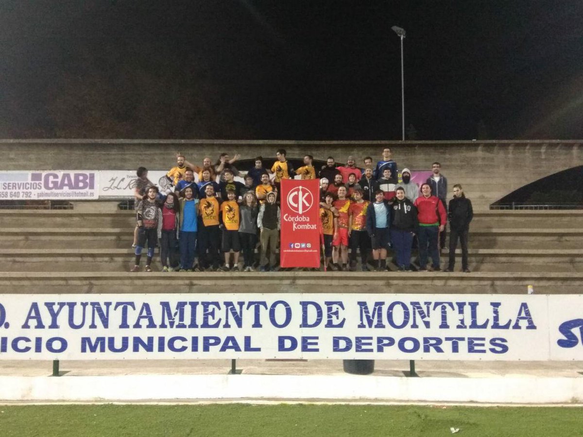Nos toca agradecer al <a href="/Ayto_Montilla/">Ayuntamiento de Montilla</a> que como siempre, se ha mostrado como una administración dispuesta a la promoción de los deportes emergentes. GRACIAS
#sport #Jugger