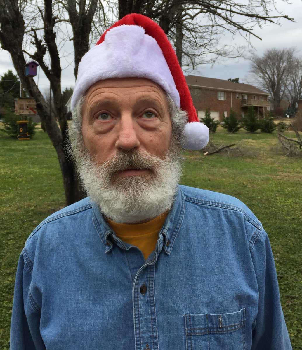 NC_Values's tweet photo. A weary Santa's helper sent on an advance mission to identify @ncgop voters in #NorthCarolina who will be getting coal. Exhausting work! https://t.co/MqG118TMvY
