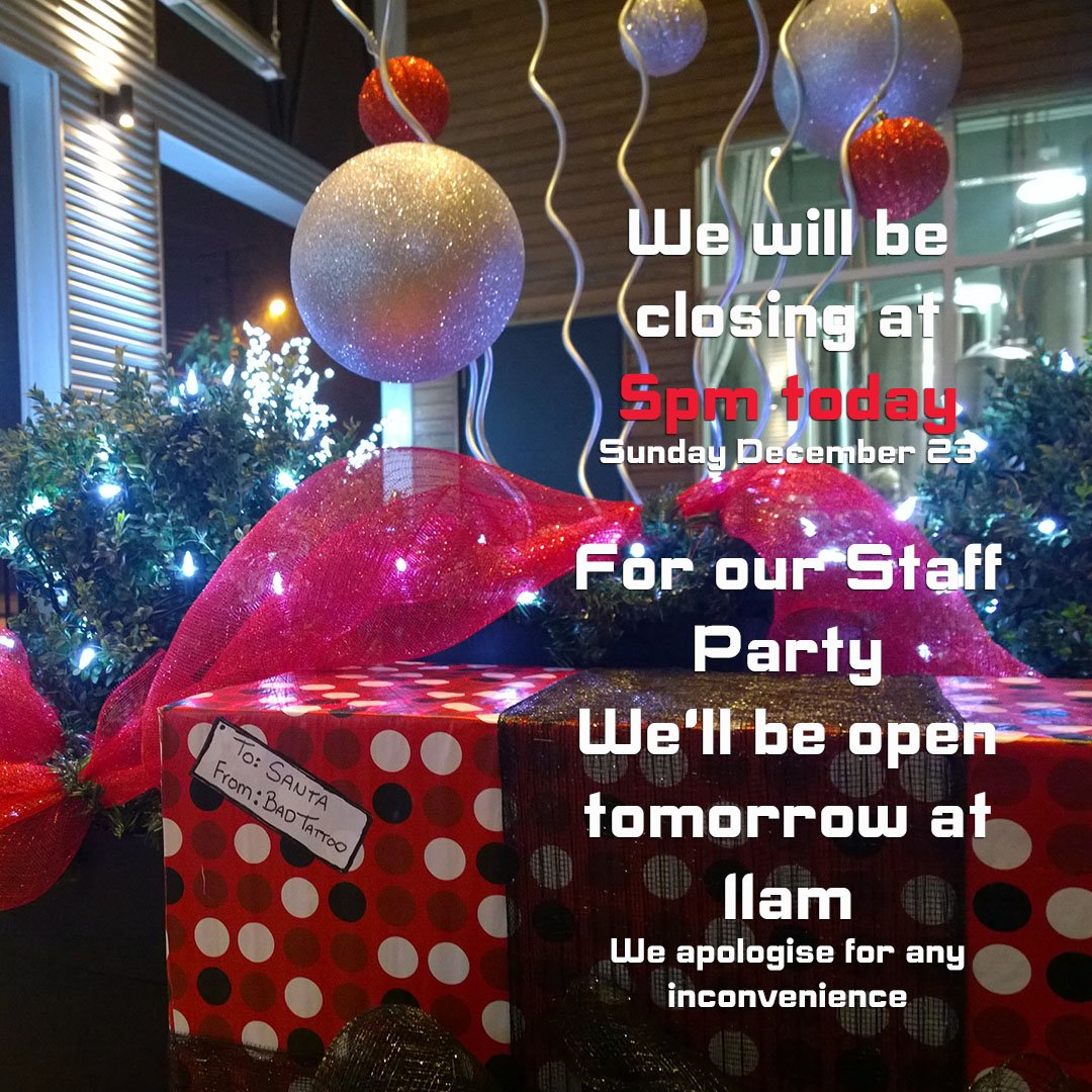 We will close a bit early today, December 23, in order to say thanks to our great staff! #beststaff #creftbrewery #pizza #pizzafuelslife #craftbeerlife #pentictonaletrail