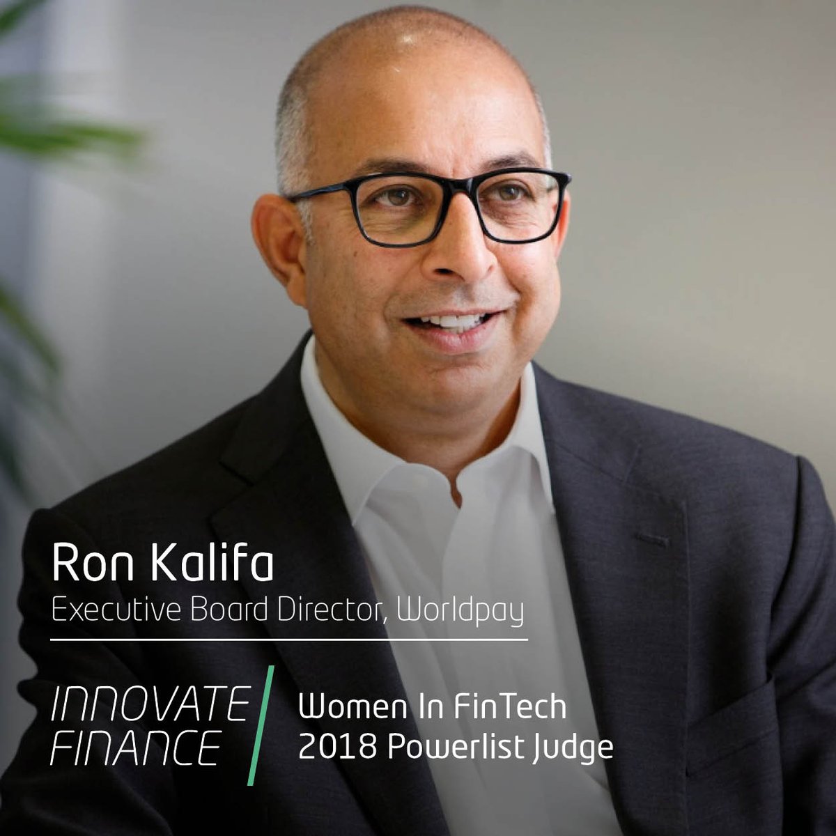 InnFin's tweet photo. Want to find out more about the #WIF Powerlist Judges? Learn more about them, including Ron Kalifa of @Worldpay on our website today #Powerlist2018 #FinTech https://t.co/UQvseVR8HC https://t.co/4G4KZHPszD