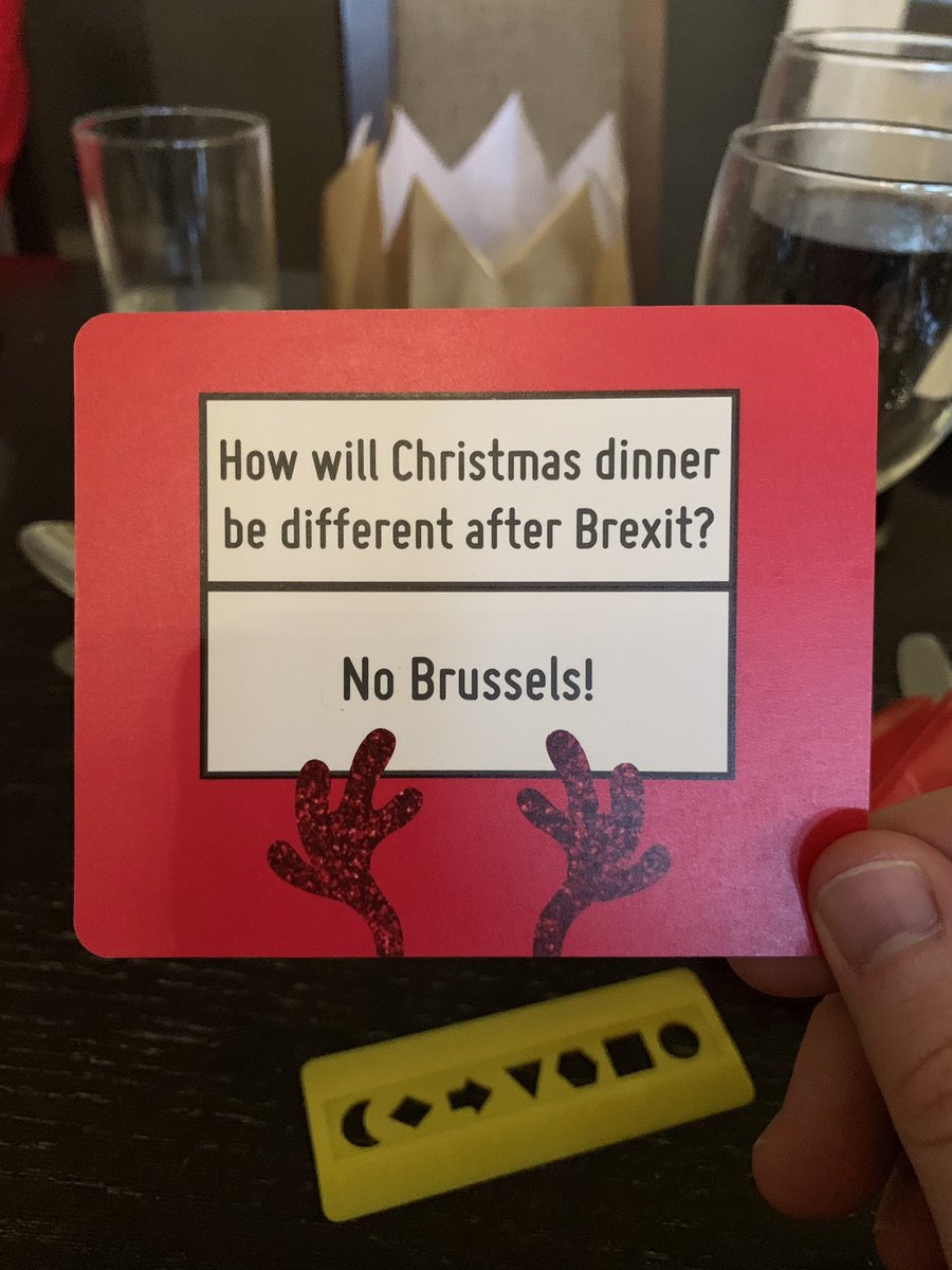 BenDoran's tweet photo. Unexpectedly topical cracker joke 😵 #brexit https://t.co/vuI3lUoW2X